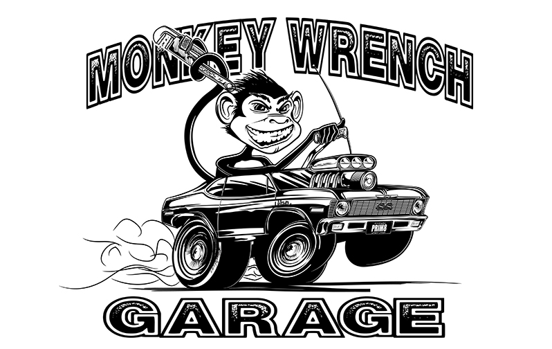 Monkey Wrench Garage Inking